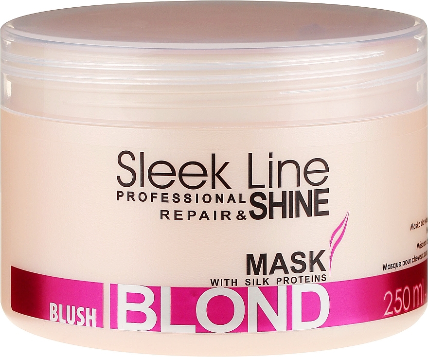 Маска для волос - Stapiz Sleek Line Blush Blond Mask — фото N1