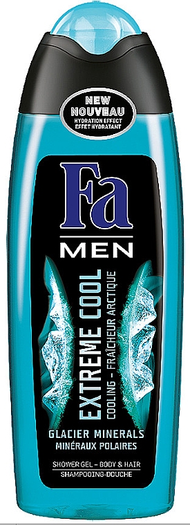 Гель для душа с ментолом и минералами - Fa Men Extreme Cool Shower Gel — фото N1