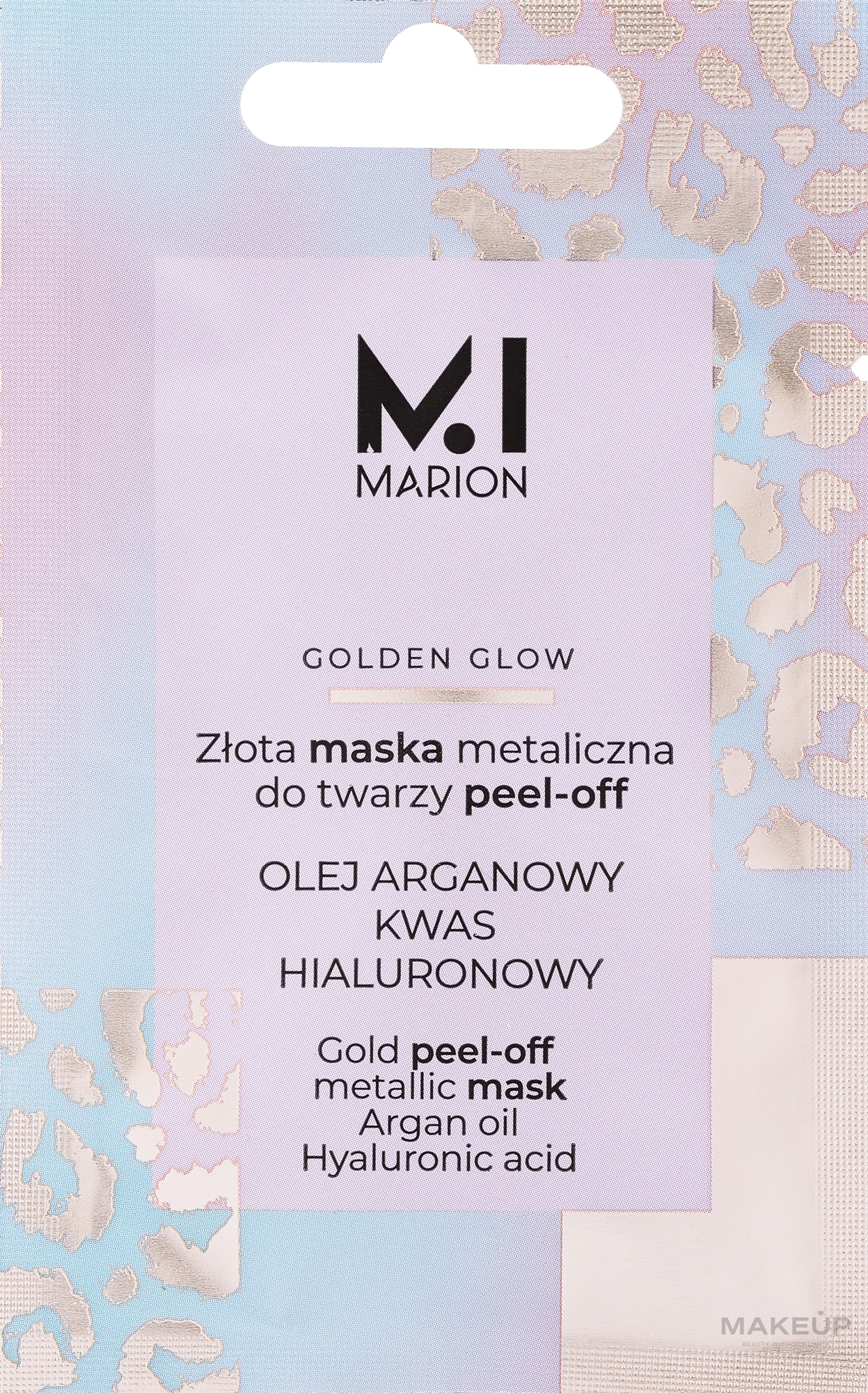Золотая омолаживающая маска для лица - Marion Golden Skin Care Peel-Off Mask — фото 6g