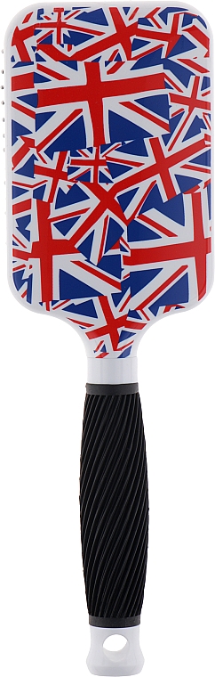 Щітка для волосся, м'яка, "Прапор Великобританії" - Perfect Beauty Brushes Union Jack — фото N3