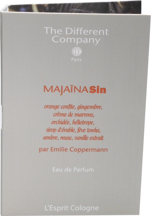 The Different Company Majaina Sin - Парфюмированная вода (пробник)