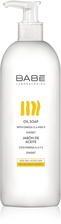 УЦЕНКА Масляное мыло для душа с формулой без воды и щелочи - Babe Laboratorios Oil Soap * — фото N1