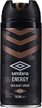 Парфумерія, косметика Umbro Energy - Дезодорант-спрей