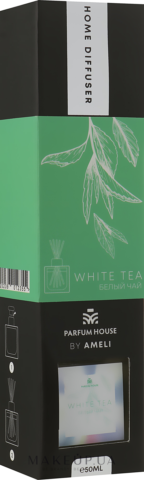 Диффузор "Белый чай" - Parfum House by Ameli Homme Diffuser White Tea — фото 50ml