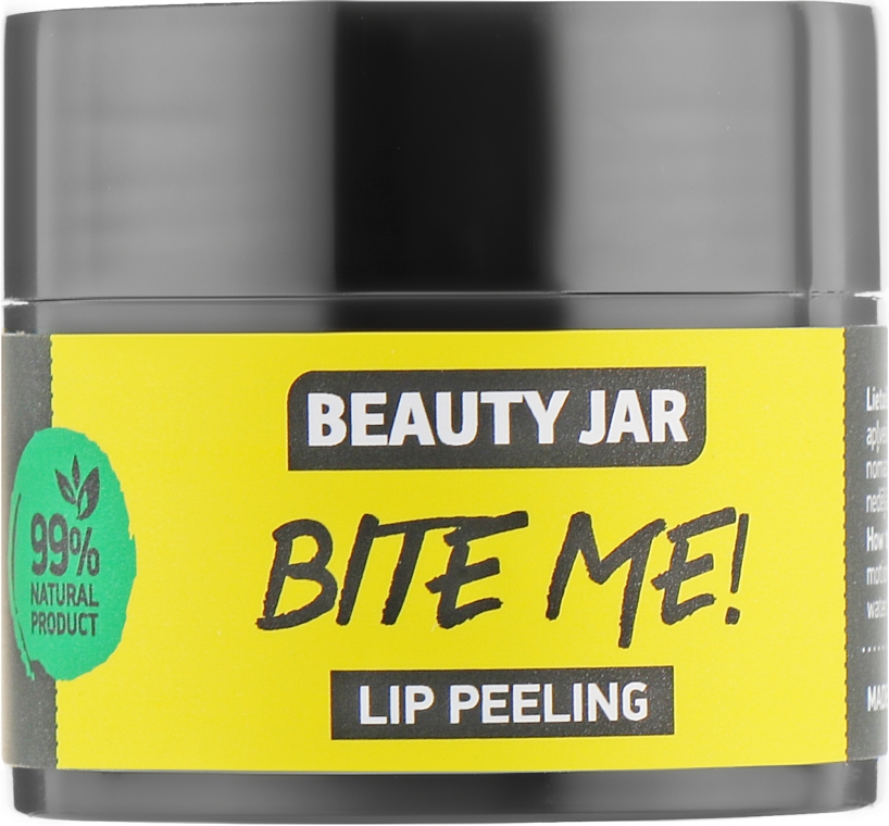 Скраб для губ с кокосовым маслом и маслом ши - Beauty Jar Bete Me Lip Peeling — фото N2
