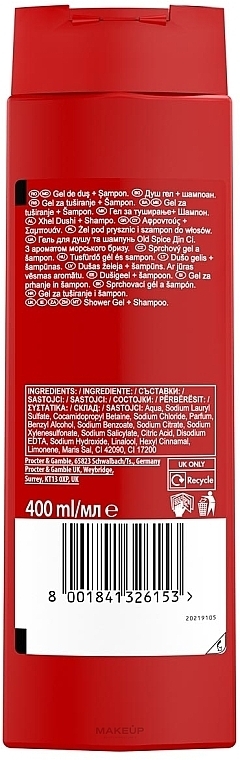 Шампунь-гель для душу 3 в 1 - Old Spice Deep Sea With Ocean Breeze Scent Shower Gel + Shampoo 3 in 1 — фото N6