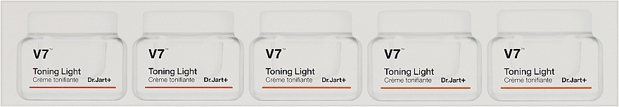 УЦЕНКА Набор - Dr. Jart+ V7 Toning Light Cream Mini Set (f/cr/15mlx5) * — фото N3