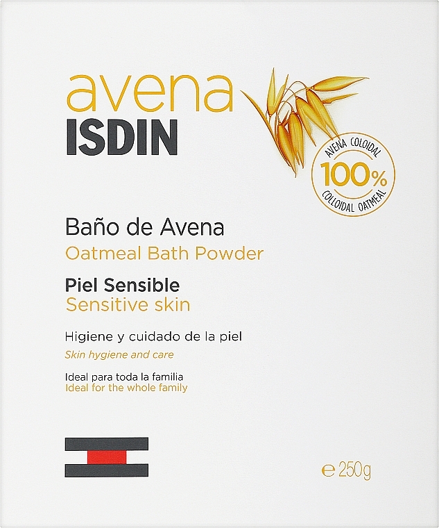 Вівсяні пластівці для ванни для чутливої шкіри  - Isdin Avena Oats Bath Sensitive Skin — фото N1
