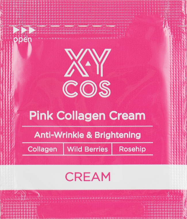 Зволожувальний крем для обличчя з колагеном - XYcos Pink Collagen Cream (пробник) — фото N1