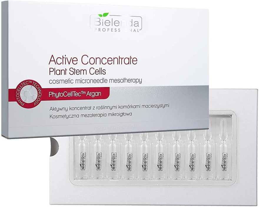 Активний концентрат з рослинними стовбуровими клітинами - Bielenda Professional Meso Med Program Active Concentrate with Plant Stem Cells — фото N4