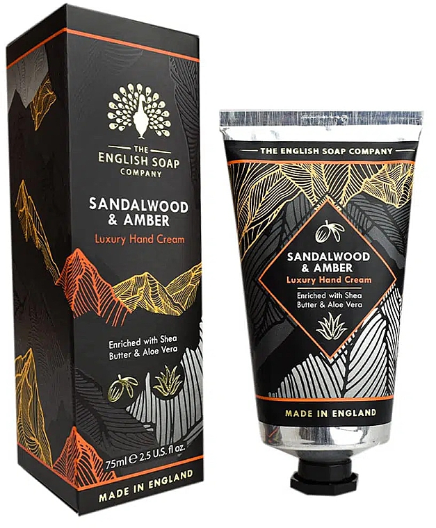 Крем для рук "Сандалове дерево та амбра" - The English Soap Company Radiant Collection Sandalwood & Amber Hand Cream — фото N1