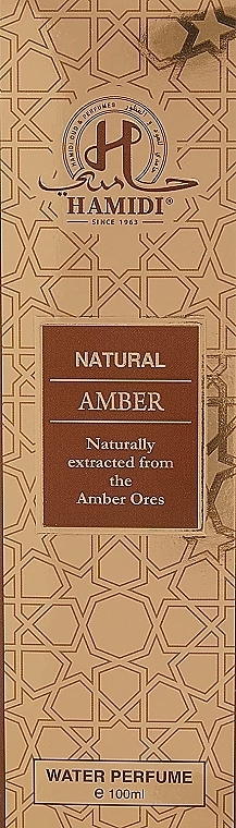 Hamidi Natural Amber Water Perfume - Духи — фото N2