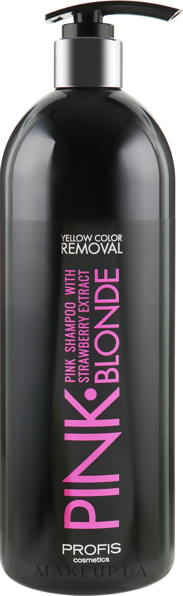 Питательный шампунь для волос - Profis Pink Blonde Shampoo With Strawberry Extra — фото 1000ml
