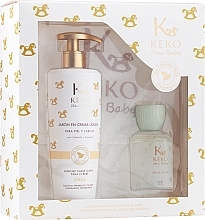 Парфумерія, косметика Keko New Baby The Ultimate Baby Treatments - Набір (cr soap/500ml + towel/1pc + edt/100ml)