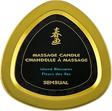 Массажная свеча "Цветущий остров" - Shunga Massage Candle Island Blossoms — фото N1