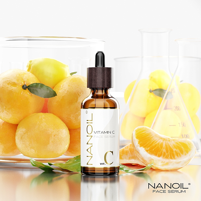 Освітлювальна сироватка для обличчя, з вітаміном С - Nanoil Face Serum Vitamin C — фото N4