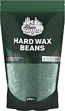 Парфумерія, косметика Віск для депіляції, зелений - The Shave Factory Hard Wax Beans Azulen