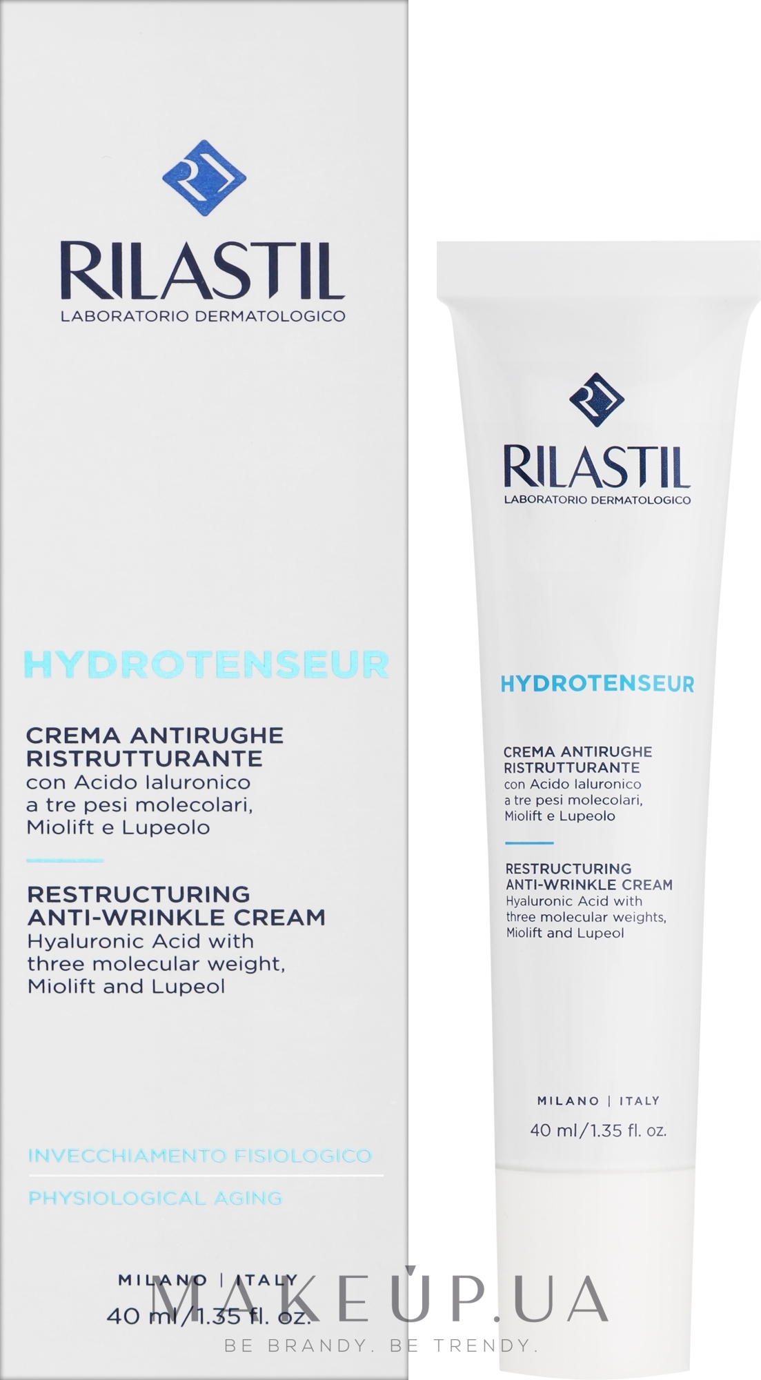 Rilastil Hydrotenseur Restructuring Anti-Wrinkle Cream - Rilastil Hydrotenseur Restructuring Anti-Wrinkle Cream — фото 40ml