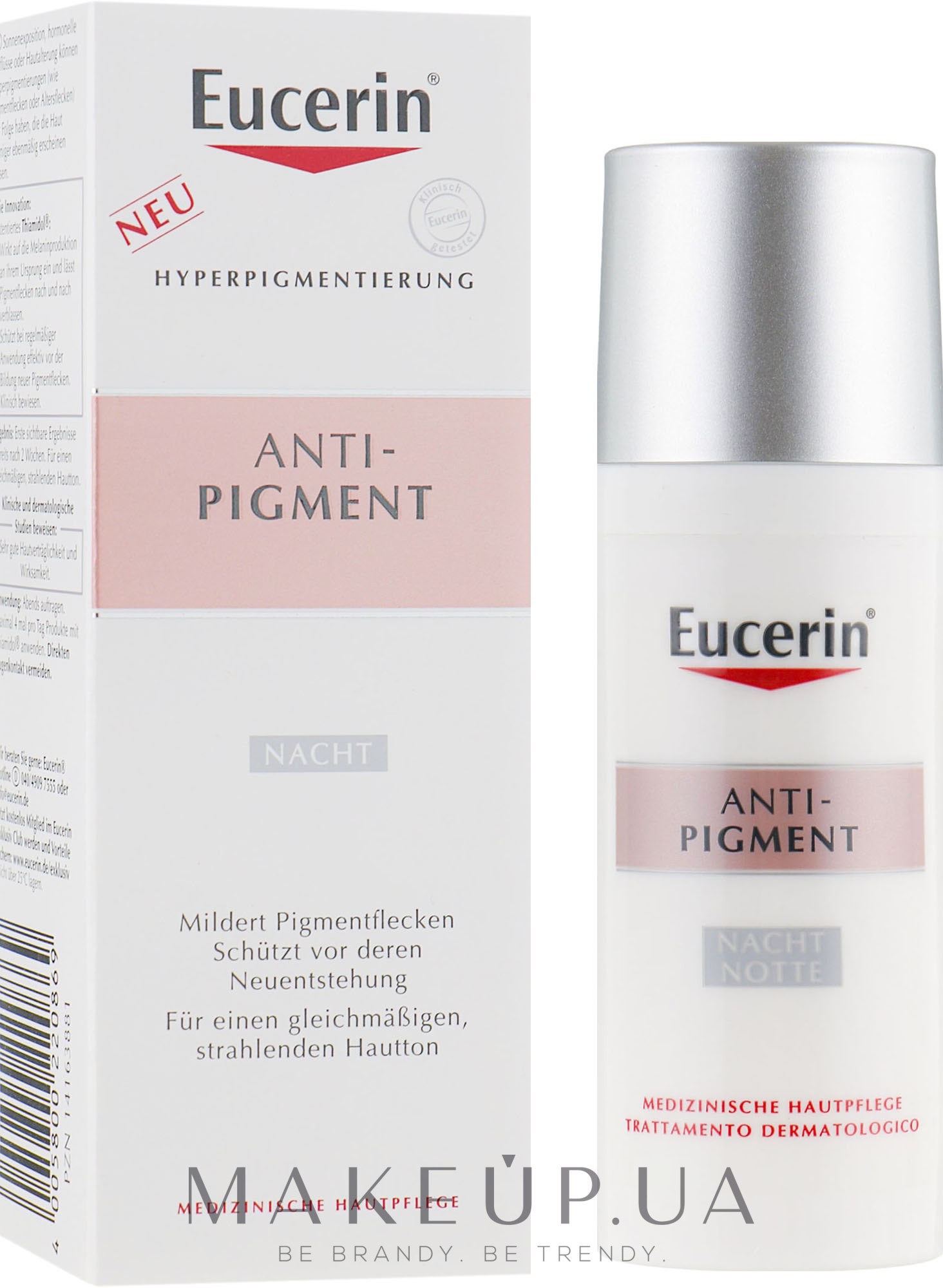 Нічний крем для обличчя, депігментувальний - Eucerin Eucerin ANti-Pigment Night Cream — фото 50ml