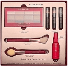 Духи, Парфюмерия, косметика Набор, 7 продуктов - Makeup Revolution Sculpt & Correct Kit