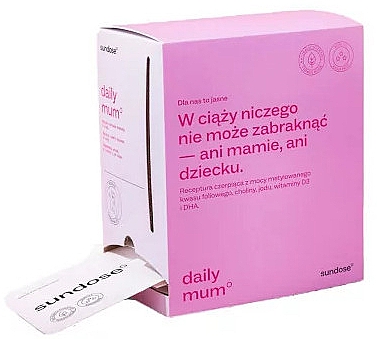 Харчова добавка «Daily Mum Orange» для вагітних - Sundose Suplement Diety — фото N1