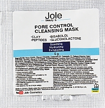 Маска очищающая для чувствительной кожи лица - Jole Pore Control Mask (пробник) — фото N1