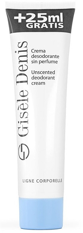 Кремовий дезодорант без запаху - Gisele Denis Unscented Deodorant Cream — фото N1