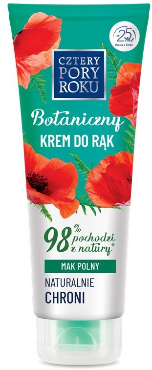 Защитный крем для рук "Маковое поле" - Cztery Pory Roku Botanical Protective Hand Cream — фото N1