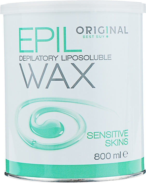 Воск жирорастворимый для чувствительной кожи, зеленый - Original Best Buy Epil Depilatory Liposoluble Wax — фото N1