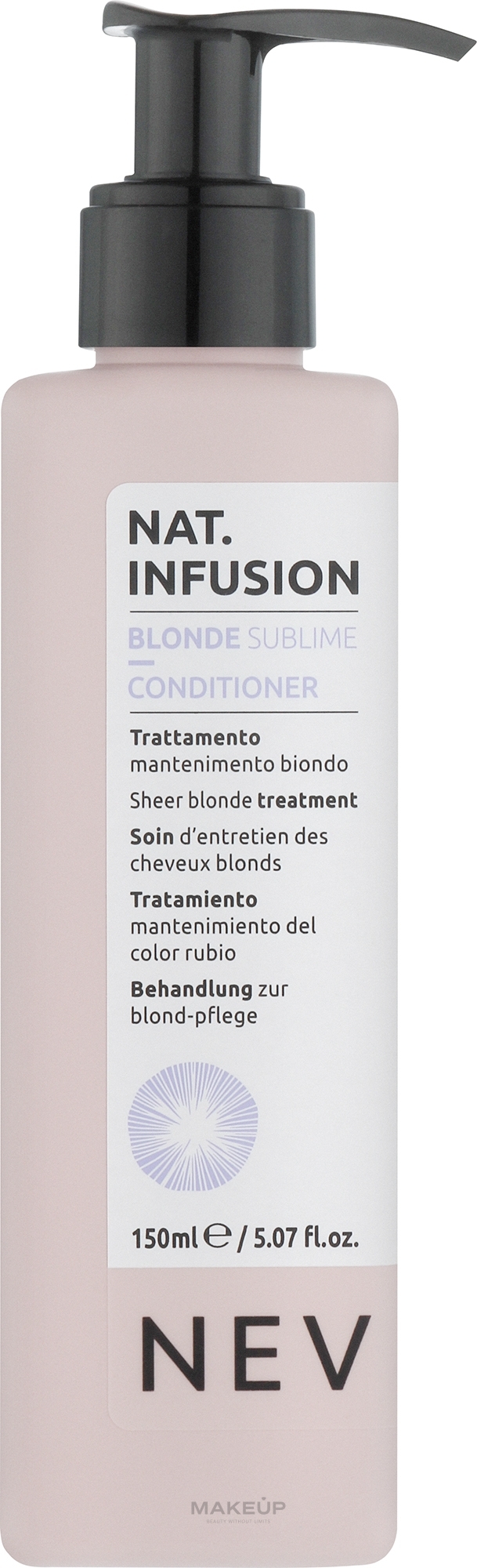 Крем-ополіскувач для нейтралізації жовтих відтінків на волоссі - Nevitaly Sheer Blonde Treatment — фото 150ml