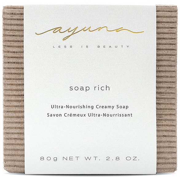 Ультраживильне крем-мило - Ayuna Soap Rich Ultra-Nourishing Creamy Soap — фото N3