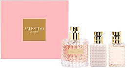 Духи, Парфюмерия, косметика Valentino Donna - Набор (edp/100ml + s/g/50ml + b/lot/50ml)