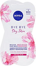 Духи, Парфюмерия, косметика Питательная маска для лица для сухой кожи - NIVEA Bye Bye Dry Skin