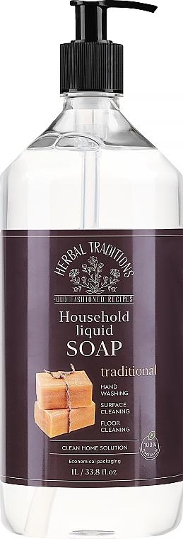 Жидкое хозяйственное мыло - Herbal Traditions Household Liquid Soap Traditional — фото N1