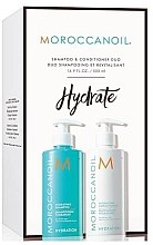 Парфумерія, косметика Набір для волосся - MoroccanOil Hydrating Shampoo & Conditioner (shm/500ml + cond/500ml)