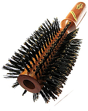 Духи, Парфюмерия, косметика Щетка для волос круглая из кедрового дерева, 23.5 см - Golddachs 