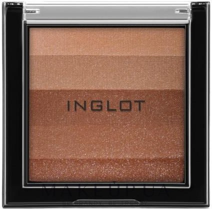 Компактна пудра для обличчя з ефектом засмаги - Inglot AMC Multicolour System Bronzing Powder — фото 77