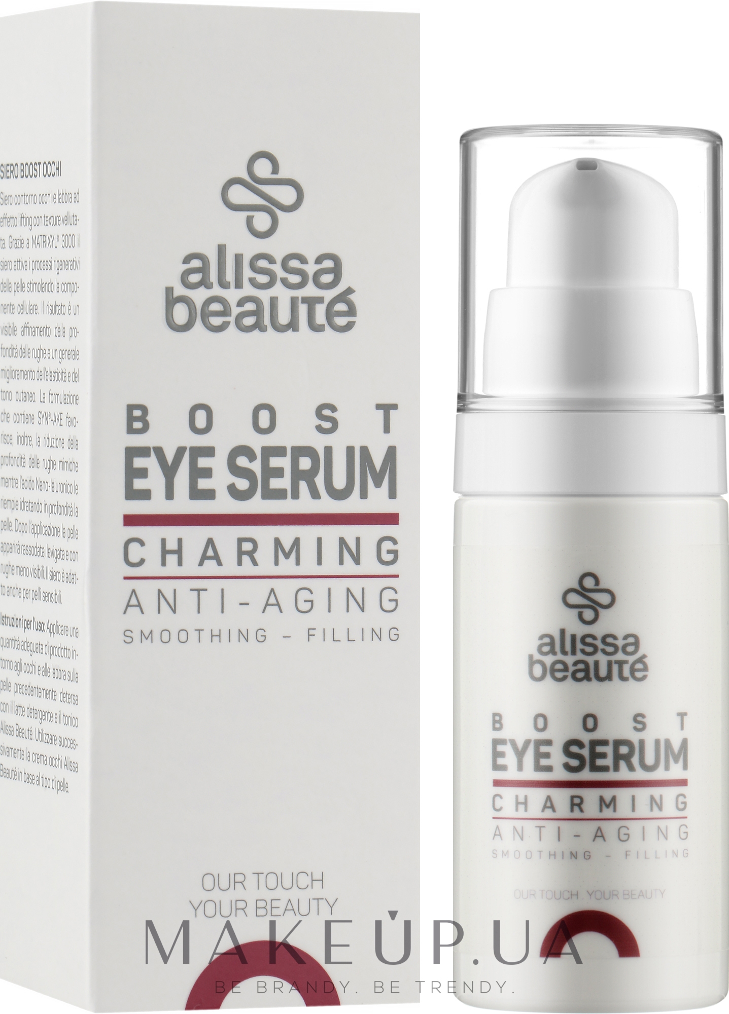 Сыворотка для кожи вокруг глаз - Alissa Beaute Charming Boost Eye Serum — фото 30ml