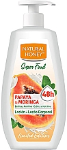 Парфумерія, косметика Лосьйон для тіла "Папая та моринга" - Natural Honey Super Food Papaya & Moringa Body Lotion