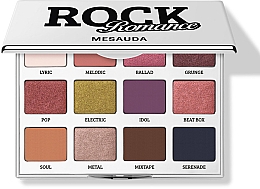 Духи, Парфюмерия, косметика Палетка теней для век - Mesauda Milano Rock Romance Palette (тестер)