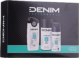 Духи, Парфюмерия, косметика Набор - Denim Extrem Fresh Set (deo/150ml + sh/gel/250ml + shav/foam/200ml)