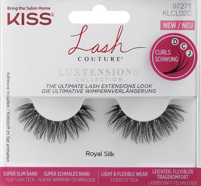 Накладные ресницы - Kiss Lash Couture LuXtensions Eyelash Band Royal Silk — фото N1