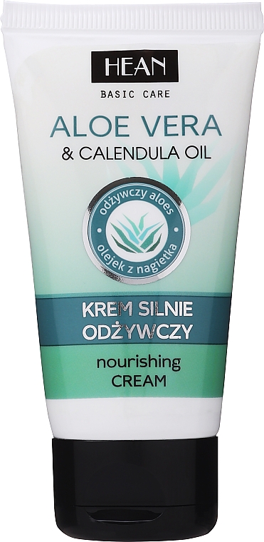 Живильний крем для обличчя - Hean Basic Care Aloe Vera & Calendrula Oil Nourishing Cream — фото N1