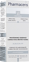 Парфумерія, косметика Відбілююча есенція для шкіри з нерівномірною пігментацією - Pharmaceris W Essence Correcting Brown Marks Albucin-PP