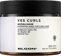 Увлажняющая маска для вьющихся волос - Elgon Yes Curls Hydra Mask — фото N2