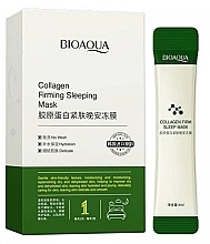 Парфумерія, косметика Нічна маска для обличчя з колагеном - Bioaqua Collagen Firming Sleeping Mask