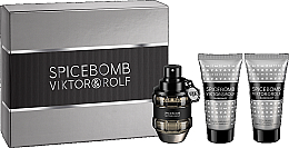 Духи, Парфюмерия, косметика Viktor & Rolf Spicebomb - Набор (edt/50ml + ash/balm/50ml + sh/cr/50ml)