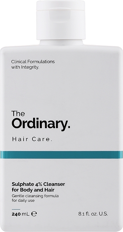 Очищающее средство для тела и волос - The Ordinary Sulphate 4% Cleanser For Body And Hair — фото N1