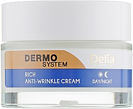 Антивіковий живильний крем для обличчя - Delia Dermo System Rich Anti-Wrinkle Cream — фото N2