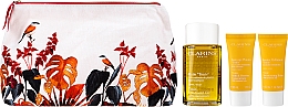 Набор - Clarins Tonic Body Treatment Set (b/oil/100ml + conc/30ml + b/balm/30ml + acc) — фото N2